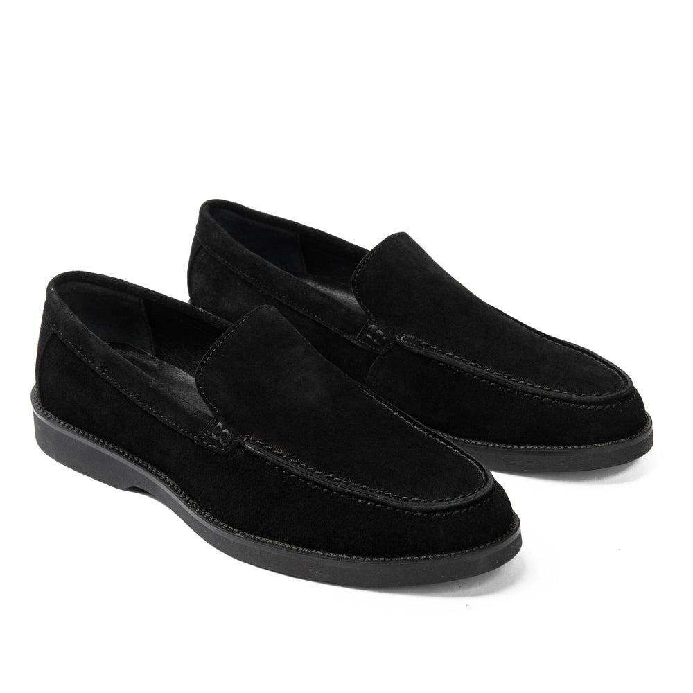 Black Dido Suede Loafer