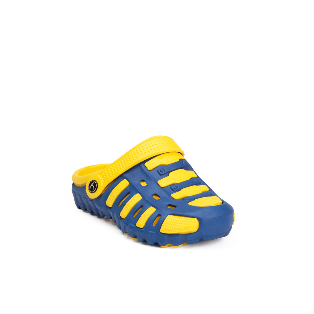 Aqualite Kids Blue, Yellow Clogs