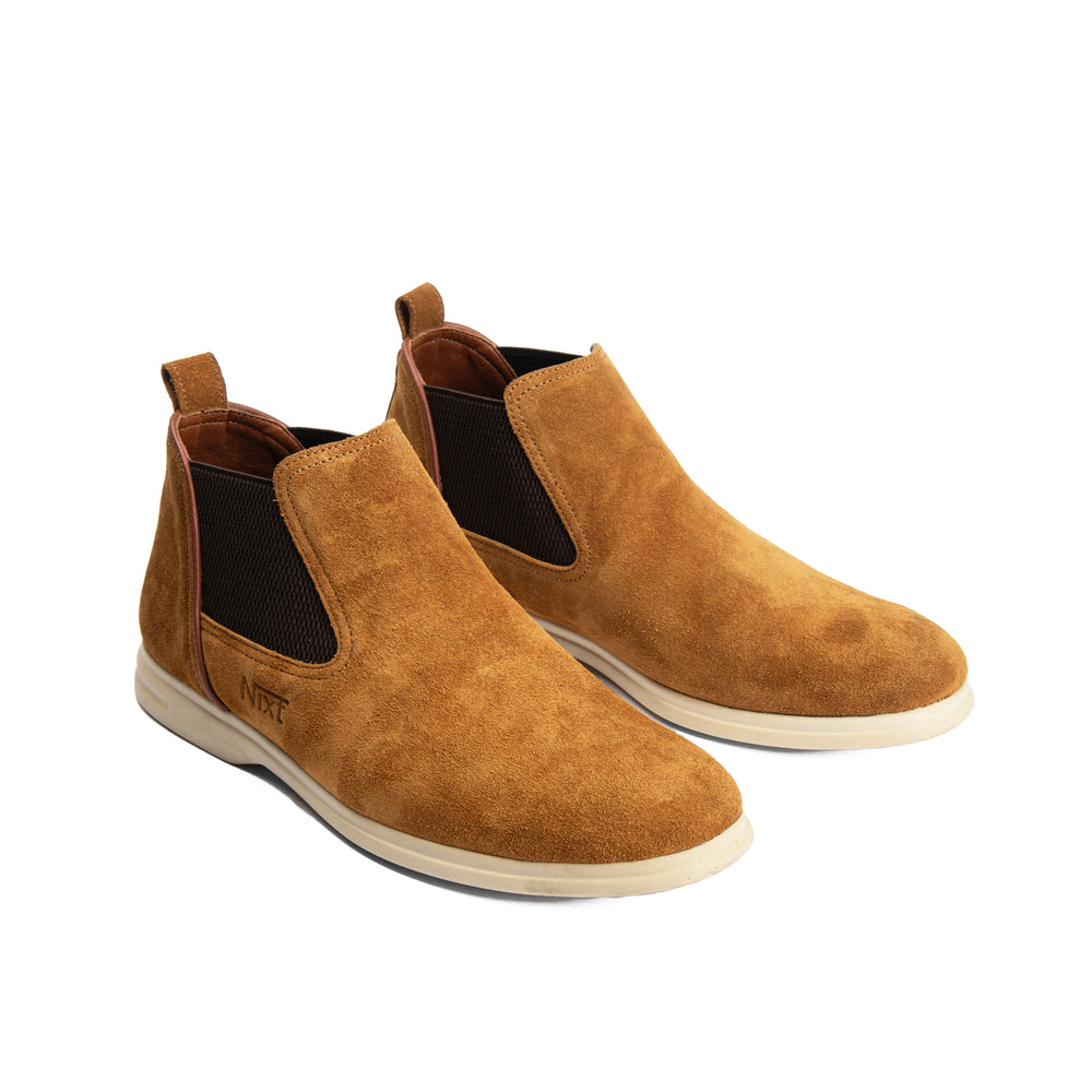 Havan Natural Suede Chelsea Boots
