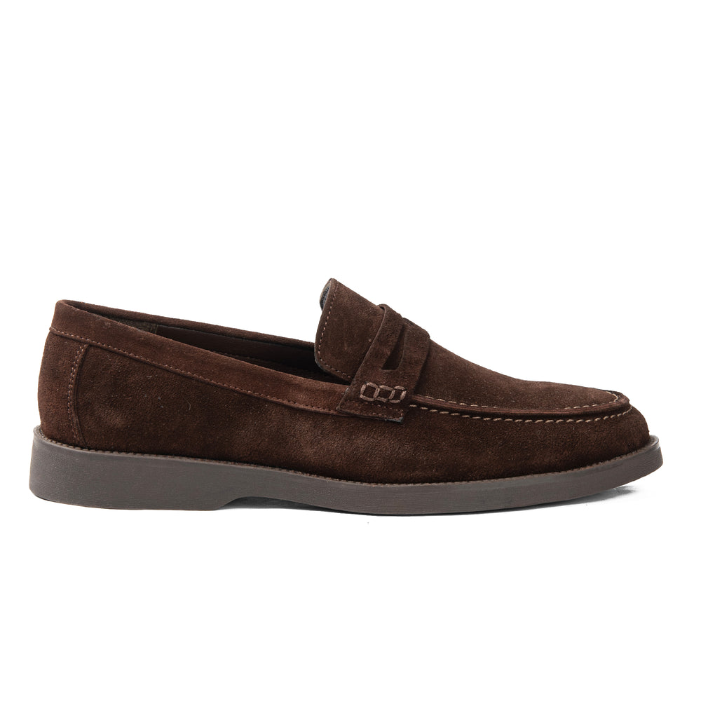 Brown Dido Suede Loafer