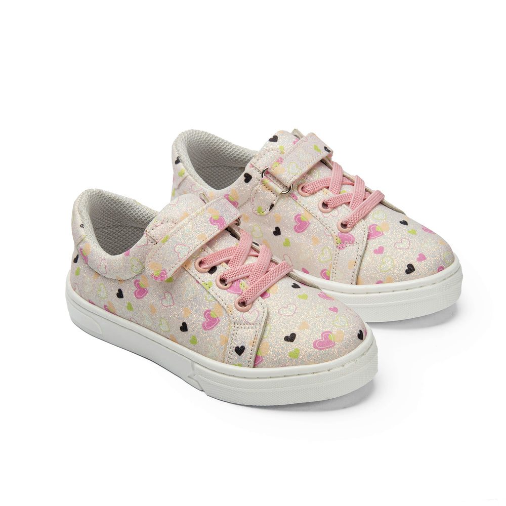 Printing Pink Sneakers For Girls