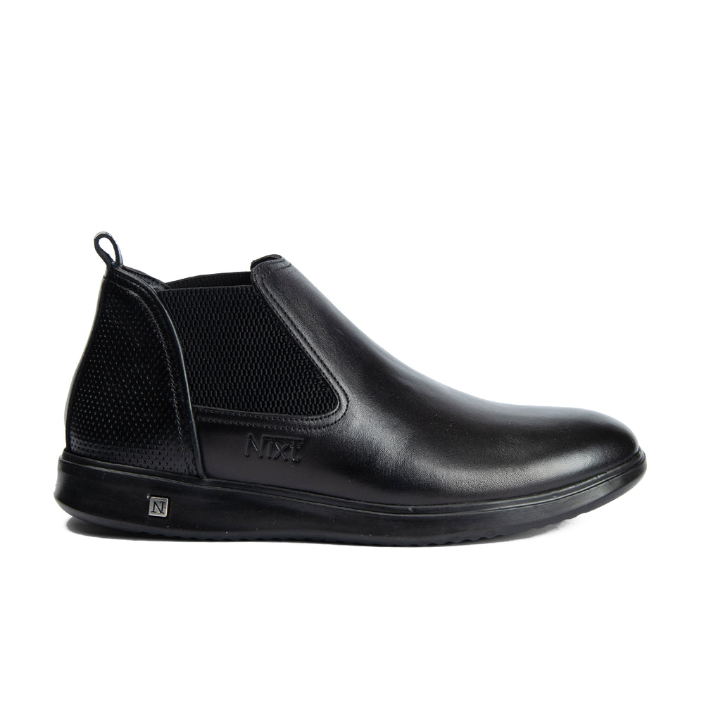 Black Natural leather Chelsea Boots