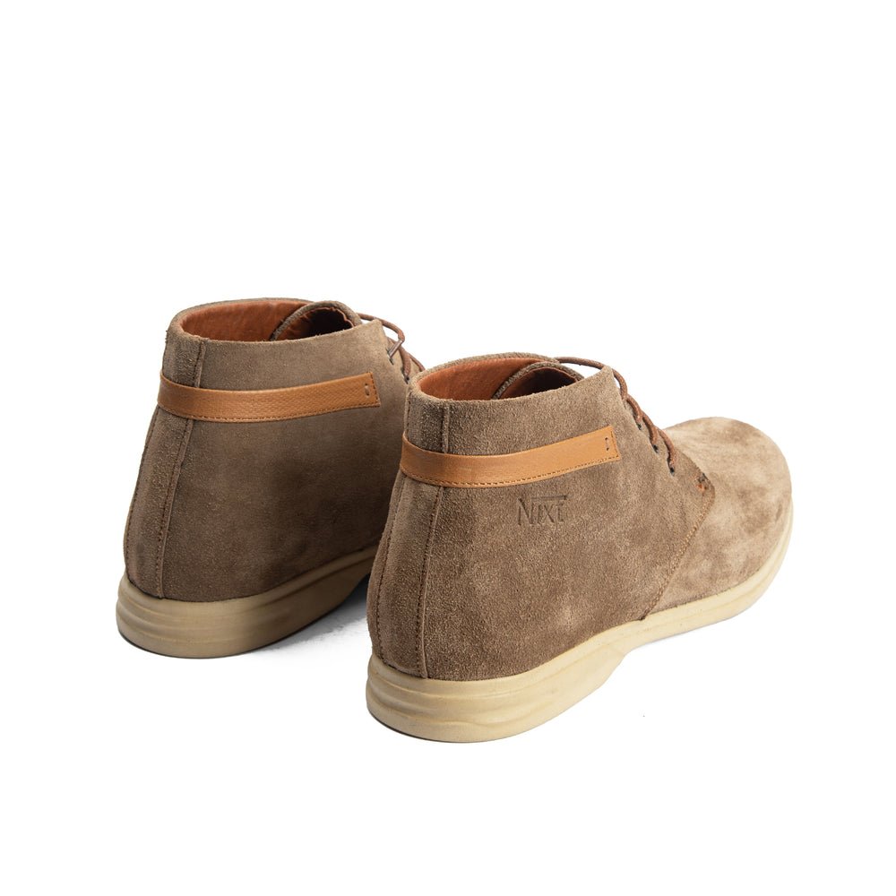 Beige Natural Suede Chukka Boots