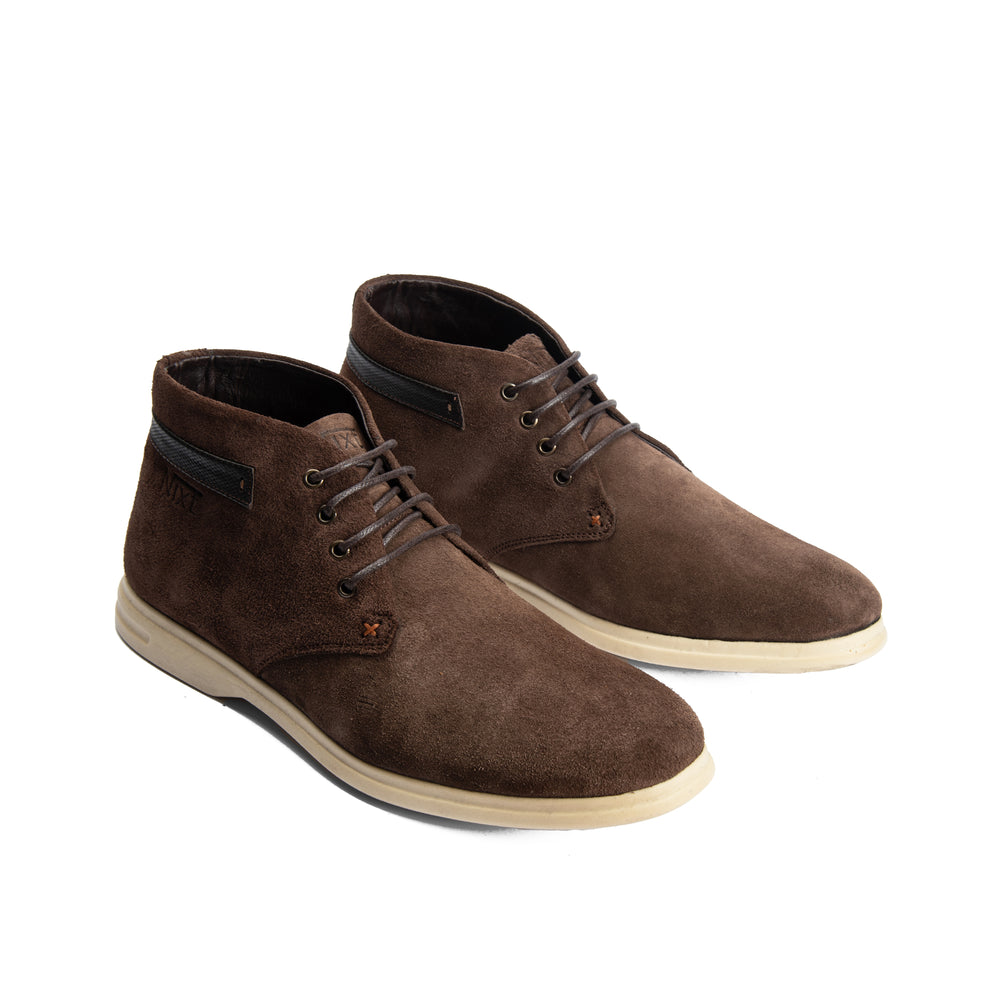 Brown Natural Suede Chukka Boots