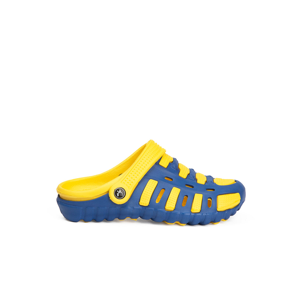 Aqualite Kids Blue, Yellow Clogs