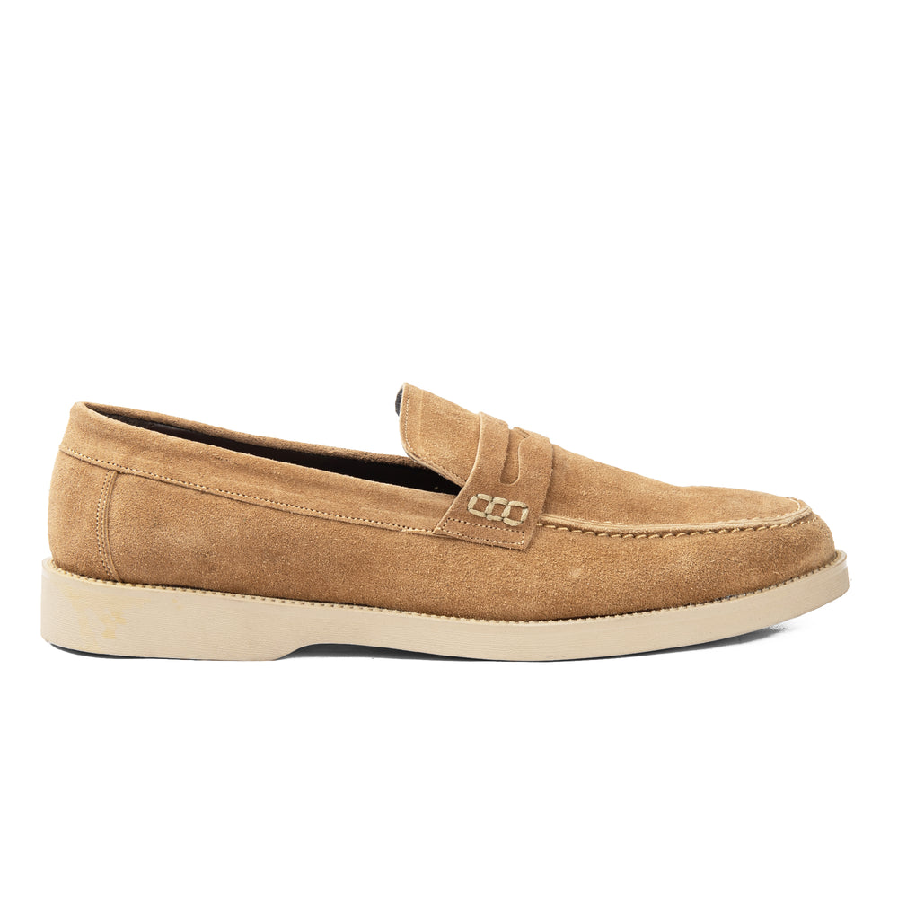 Beige Dido Suede Loafer