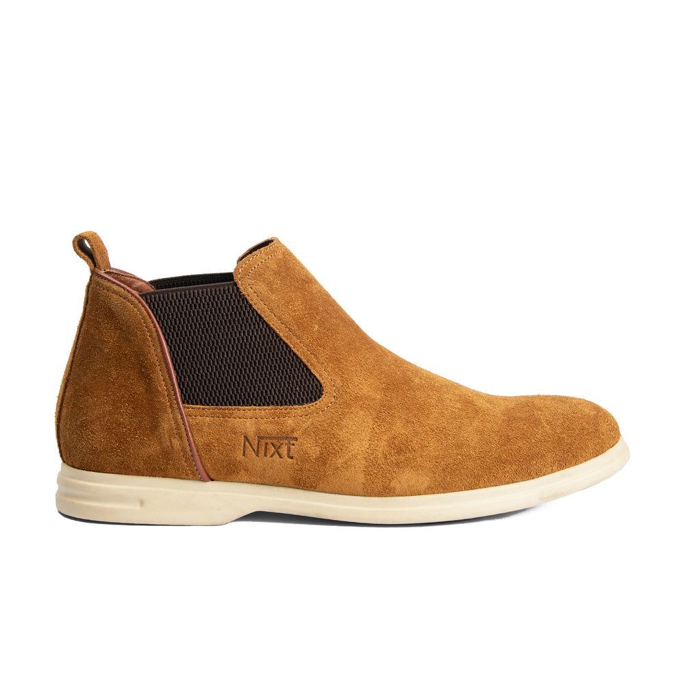 Havan Natural Suede Chelsea Boots