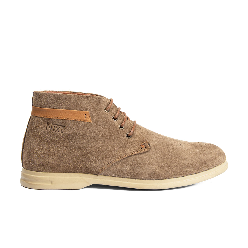 Beige Natural Suede Chukka Boots