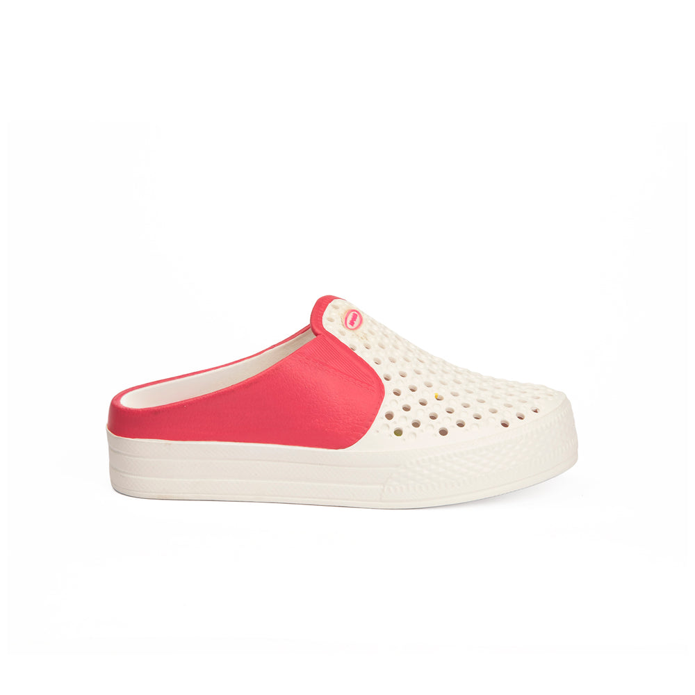 Jeily White and Pink Flip-Flops For Kids