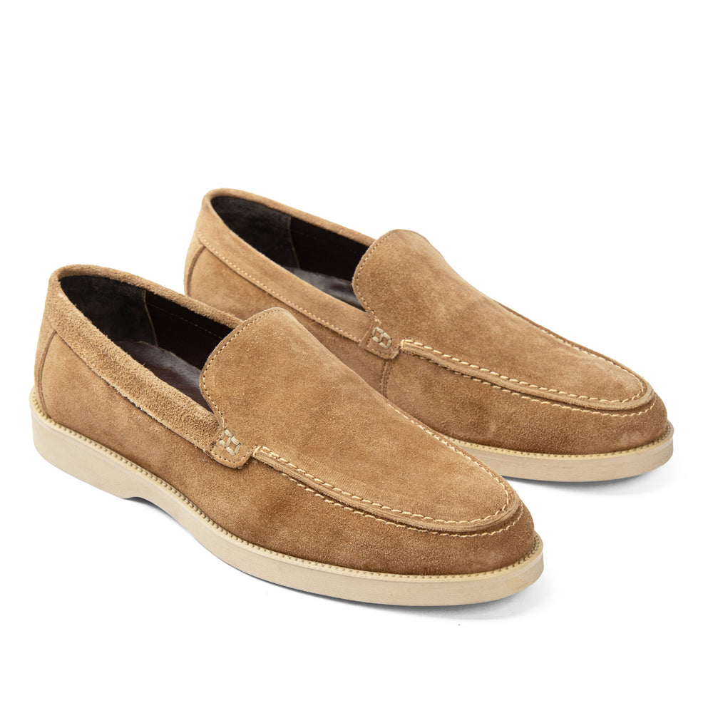 Beige Dido Suede Loafer