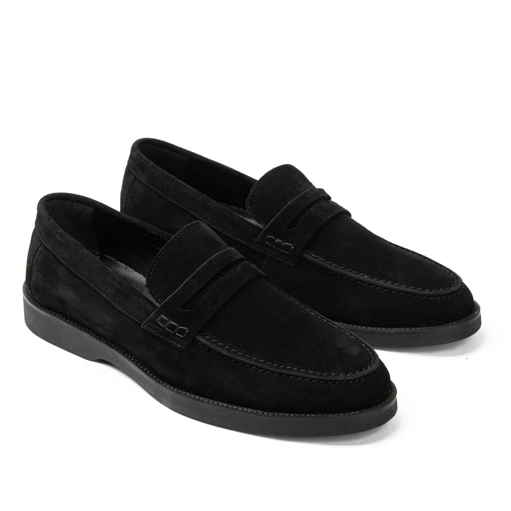 Black Dido Suede Loafer