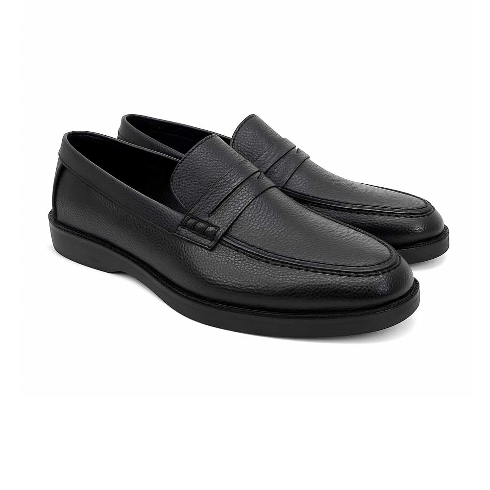 Black Dido leather Loafer