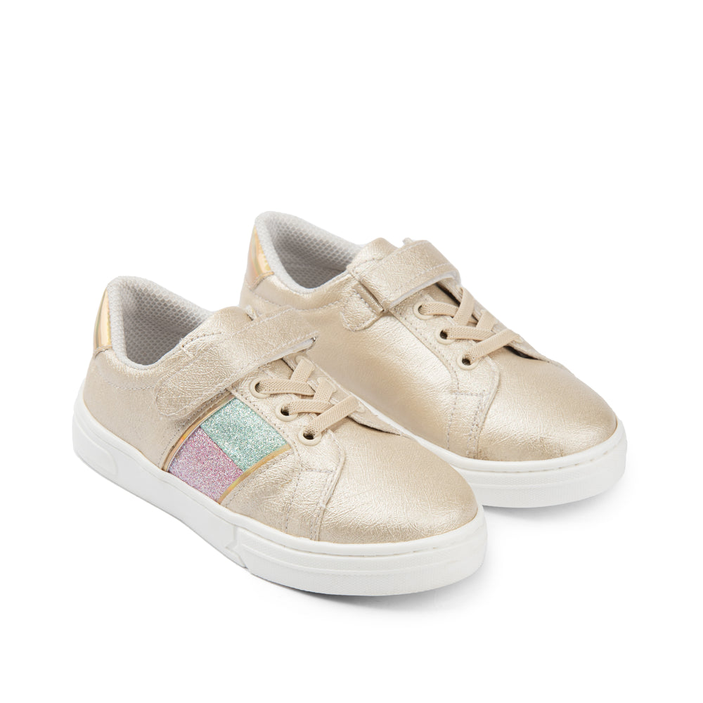 Girls gold sneakers online