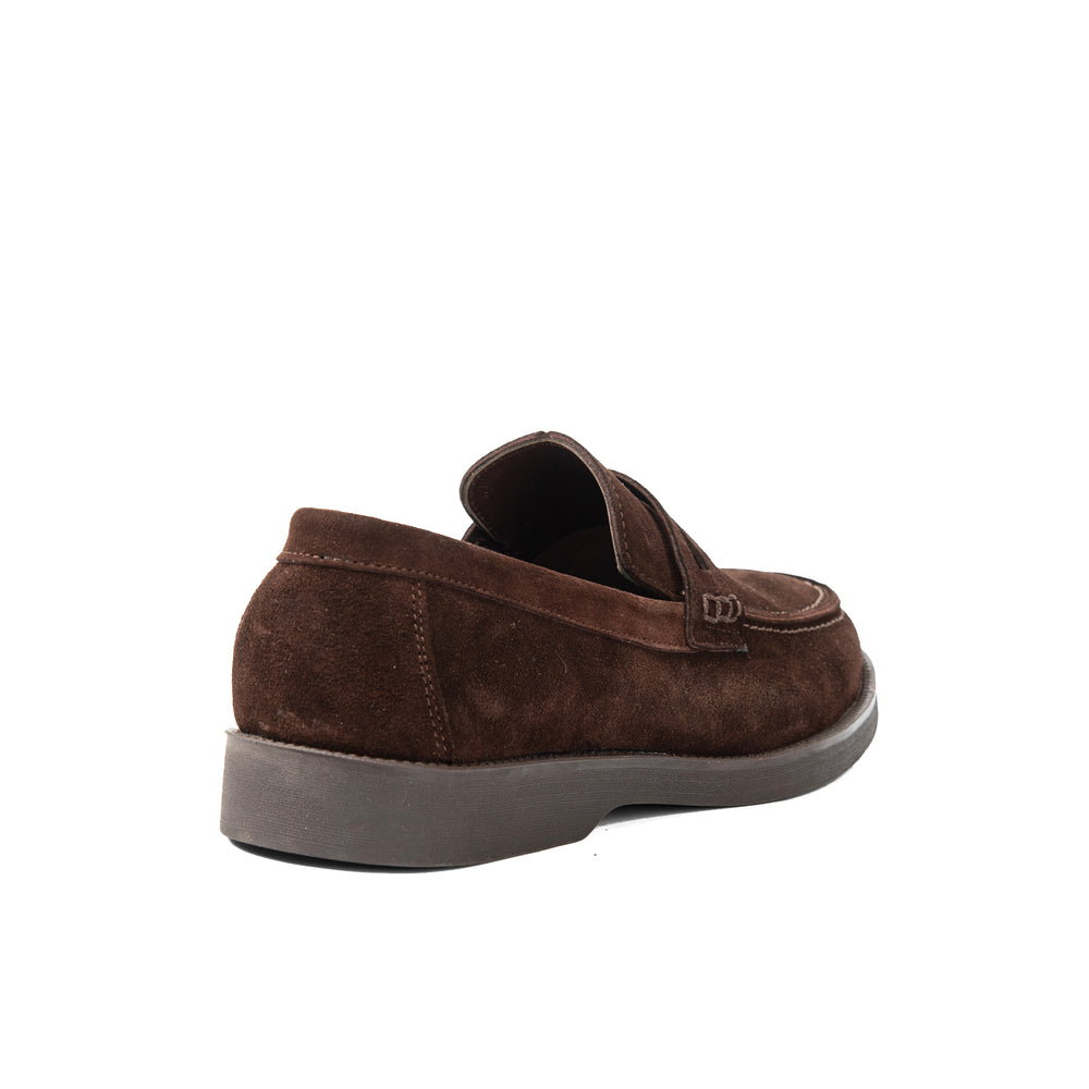 Brown Dido Suede Loafer
