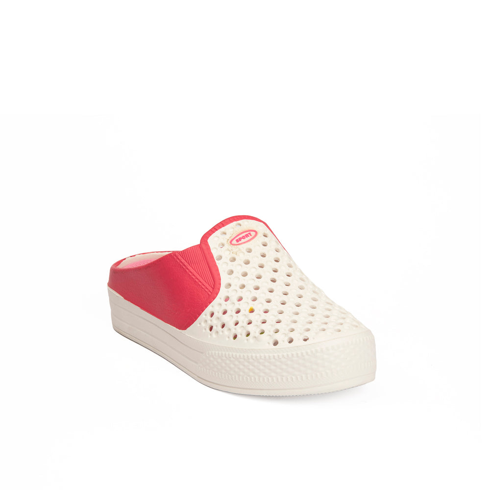 Jeily White and Pink Flip-Flops For Kids