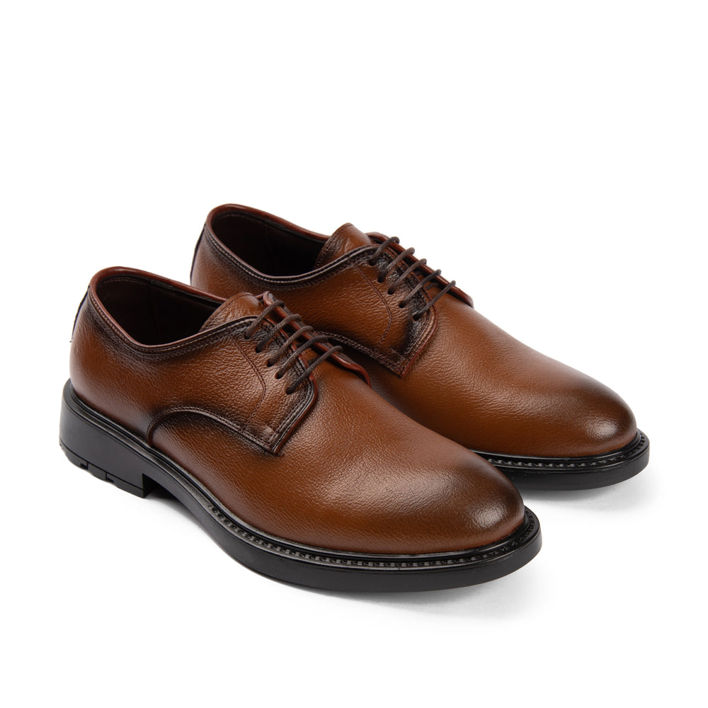 Light Brown Derby Shoes