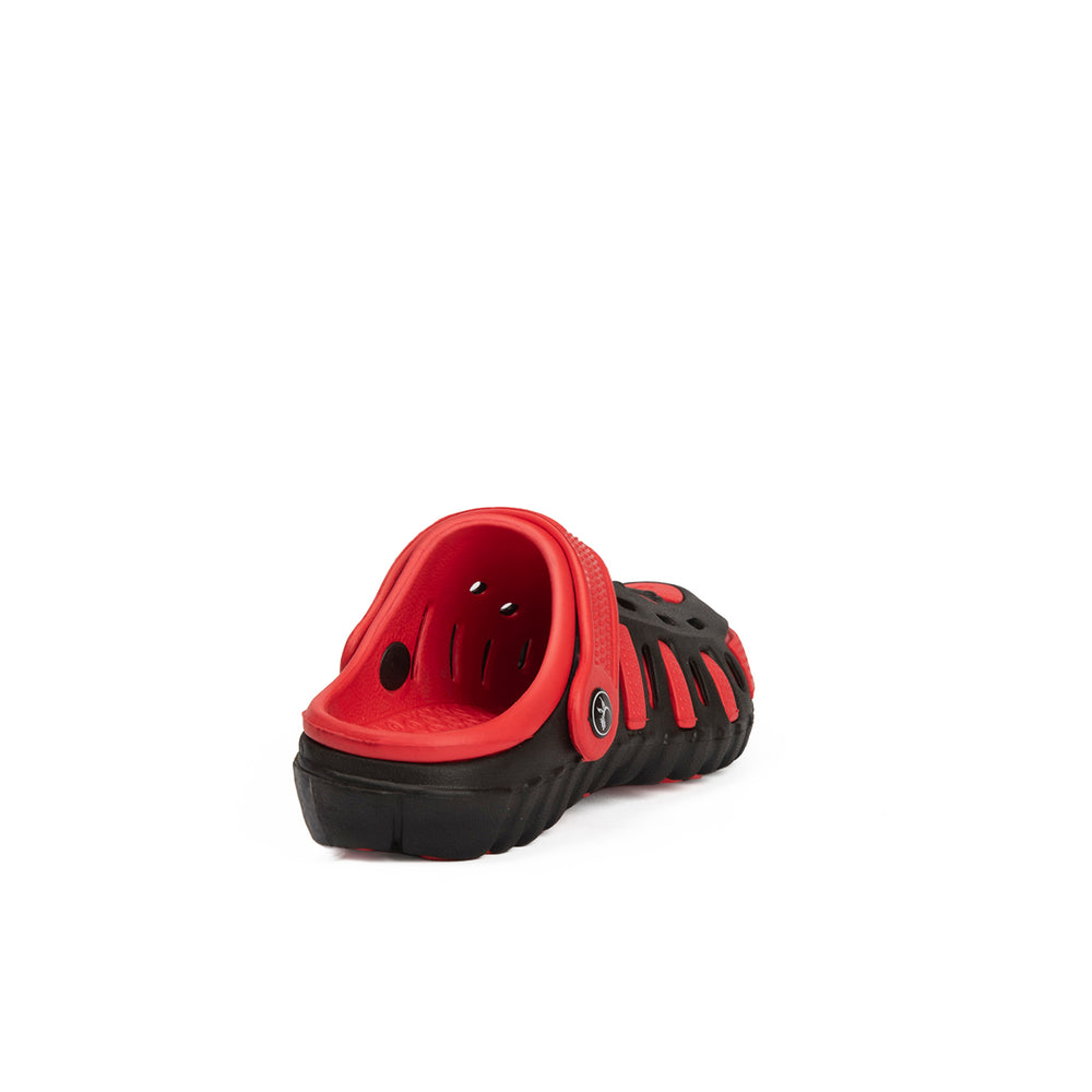 Aqualite Kids Black, Red Clogs
