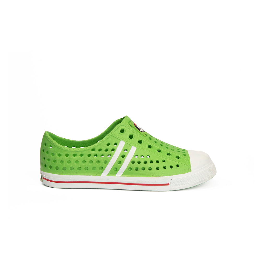 Unisex Rubber Sneakers –  Green Slip-on Sneaker