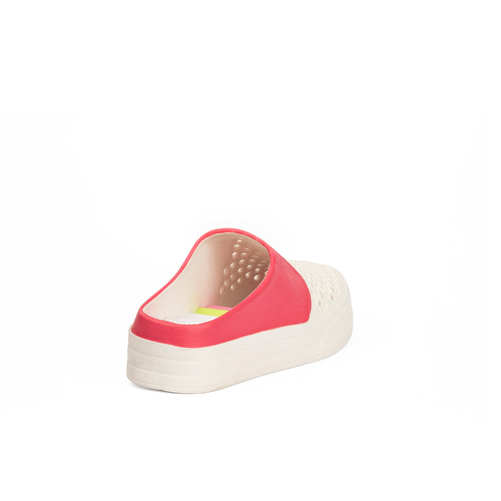 Jeily White and Pink Flip-Flops For Kids