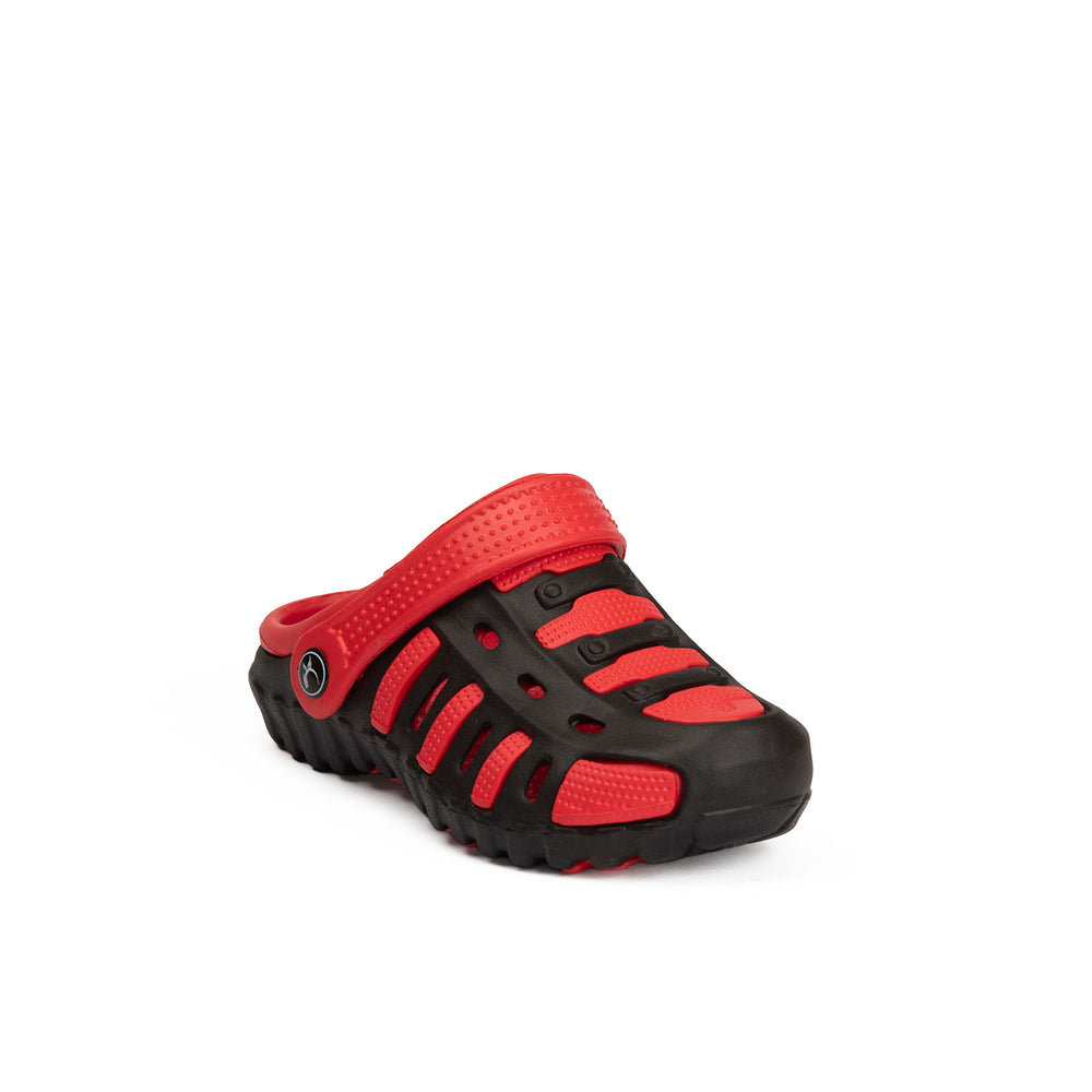 Aqualite Kids Black, Red Clogs