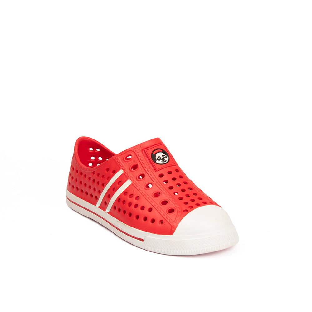 Unisex Rubber Sneakers – Red Slip-on Sneaker