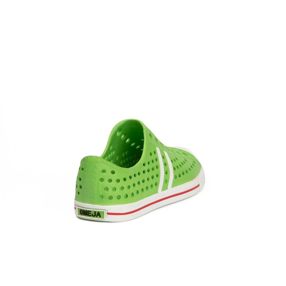 Unisex Rubber Sneakers –  Green Slip-on Sneaker