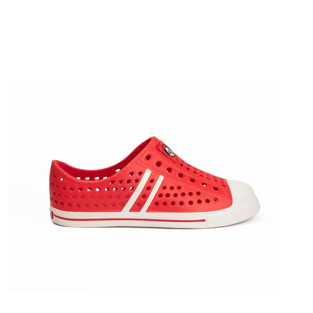 Unisex Rubber Sneakers – Red Slip-on Sneaker