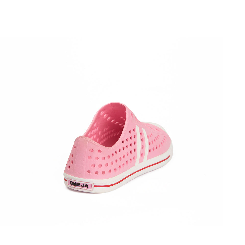 Unisex Rubber Sneakers –  Pink Slip-on Sneaker
