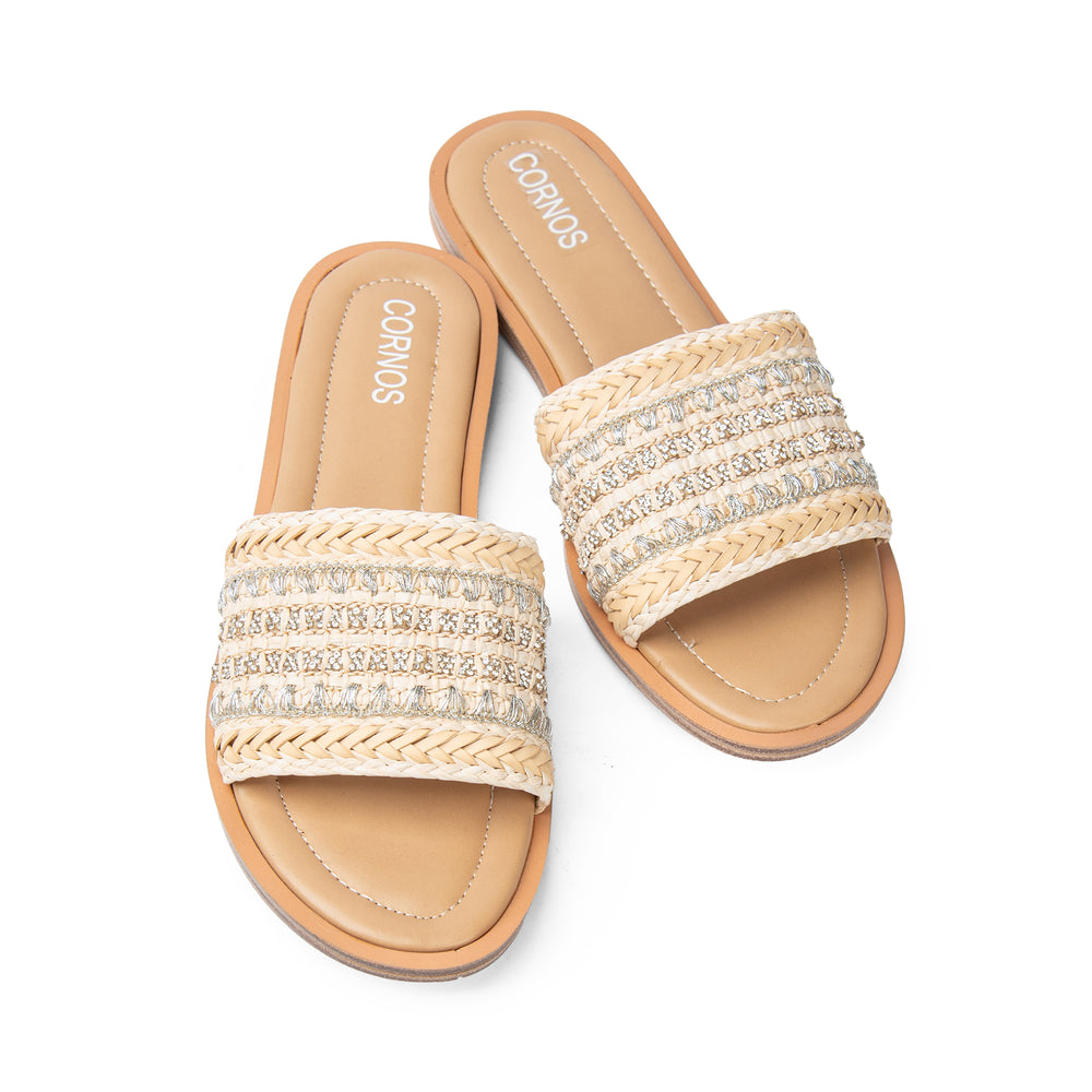 Slipper Slide Beige