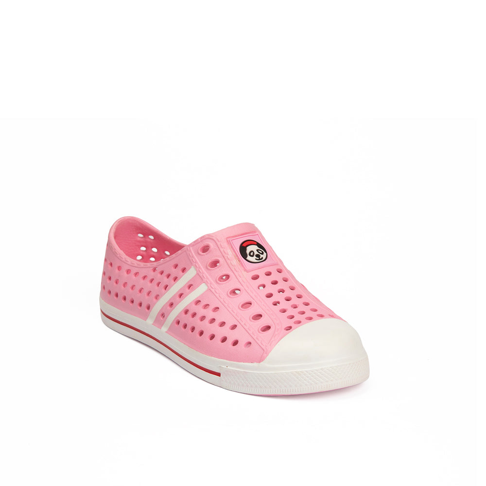 Unisex Rubber Sneakers –  Pink Slip-on Sneaker
